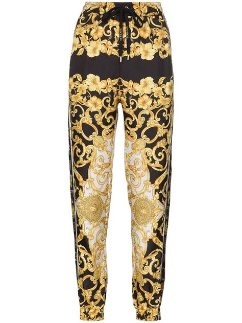 black versace joggers|Versace track pants.